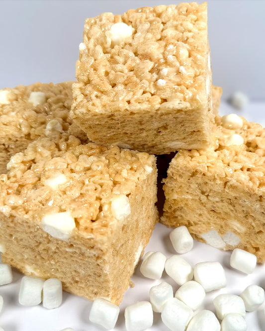 Gourmet classic vanilla rice crispy treat