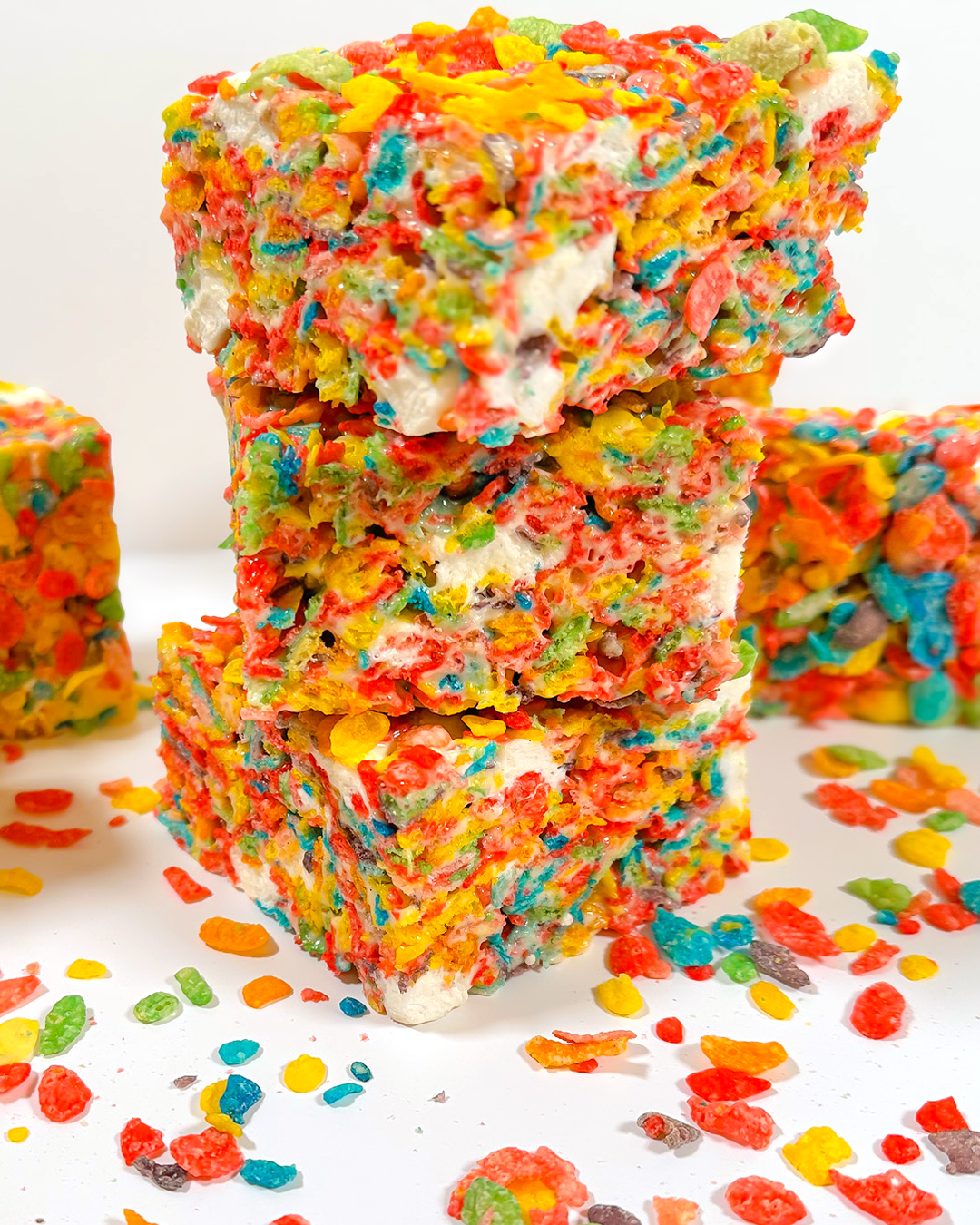 Gourmet Fruity Pebble Rice Crispy Treat