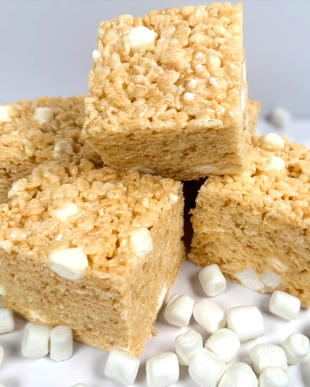 Gourmet classic vanilla rice crispy treat